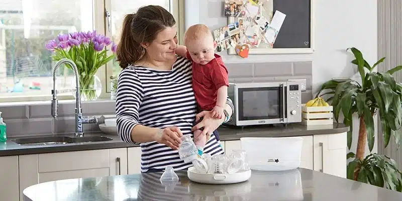 Comment stériliser la tétine au Micro-onde