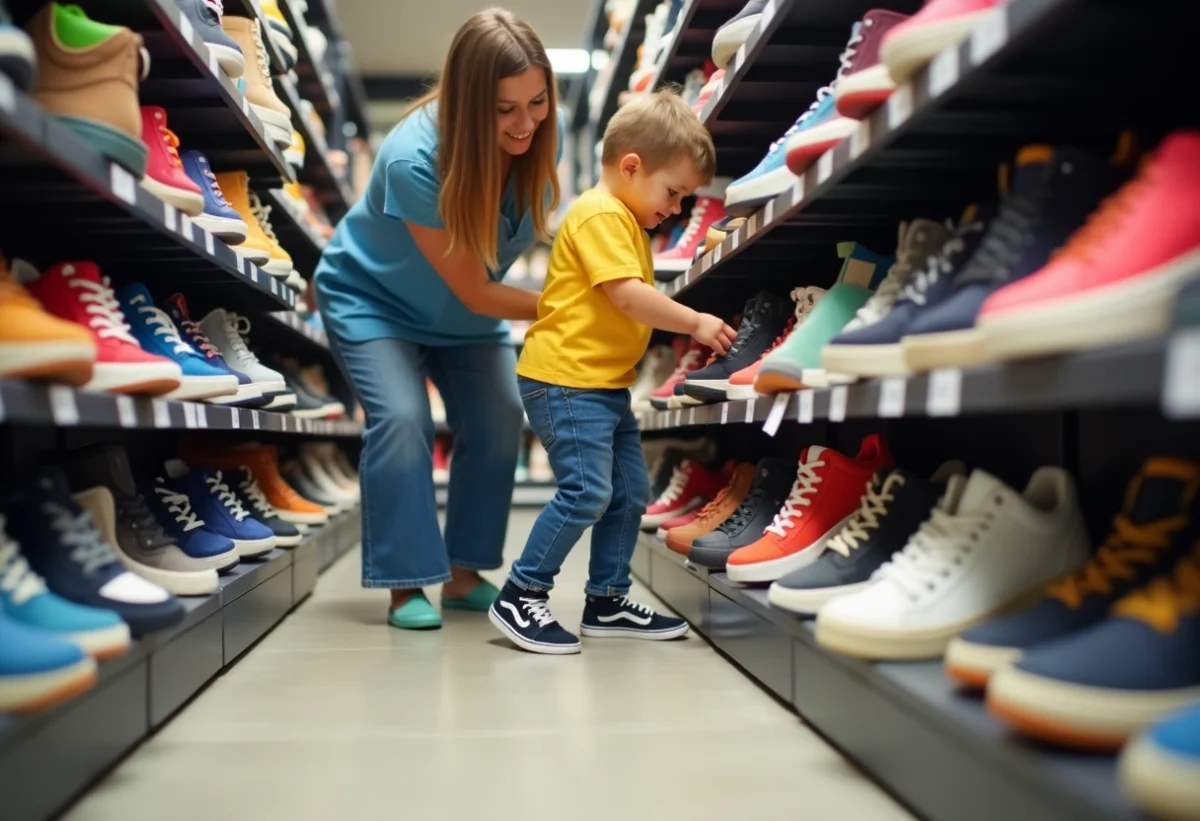 baskets confortables enfant