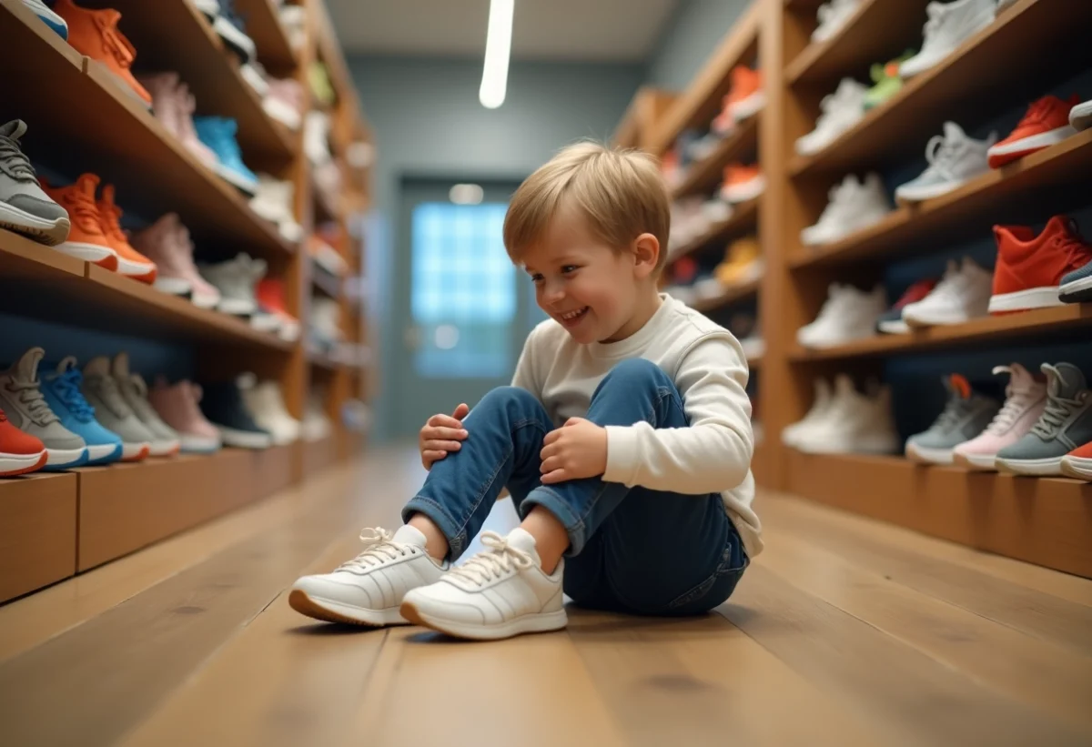 baskets enfant confortables