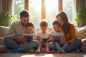 Enfants utilisant des réseaux sociaux malgré les restrictions d'âge