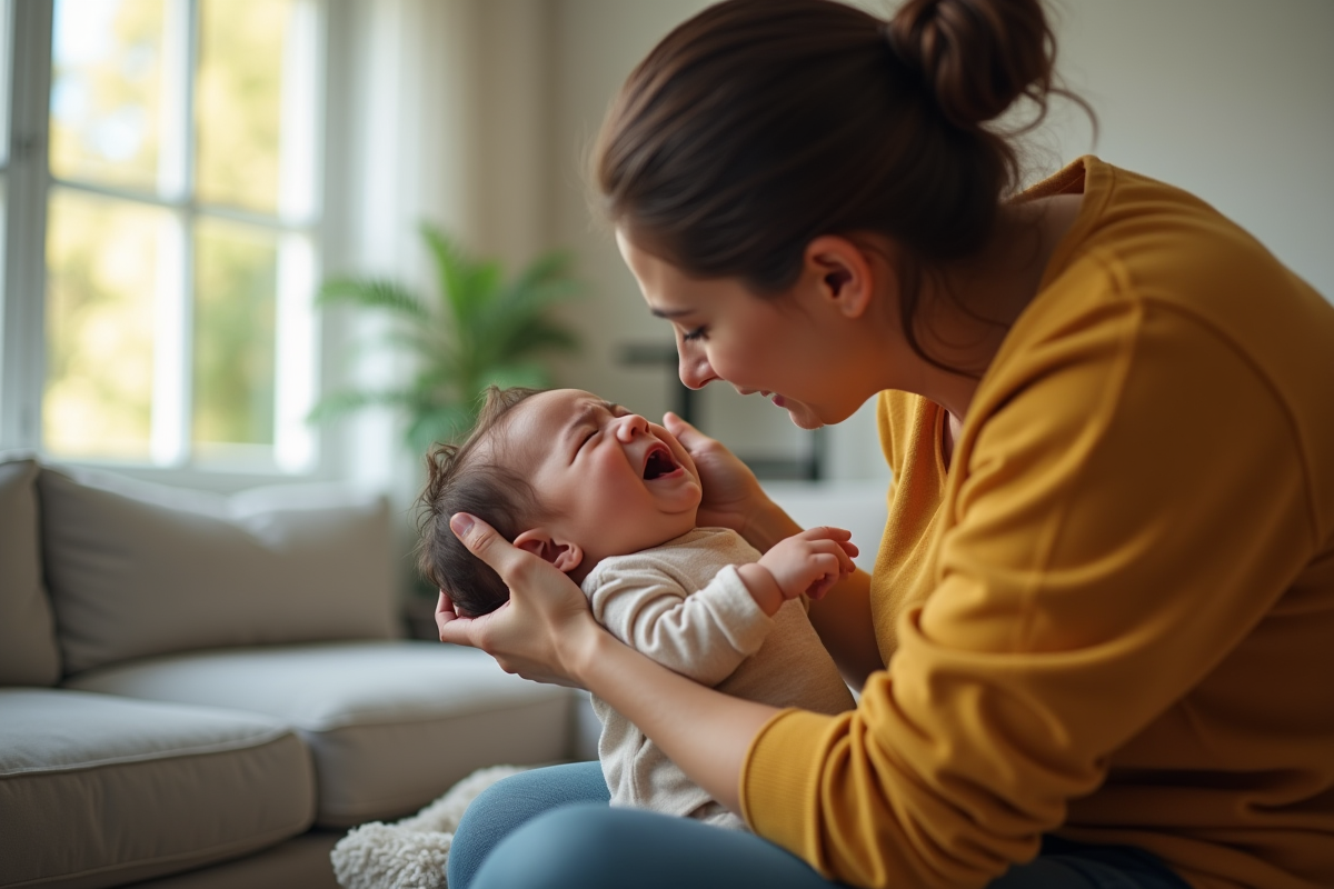 bébé pleurs